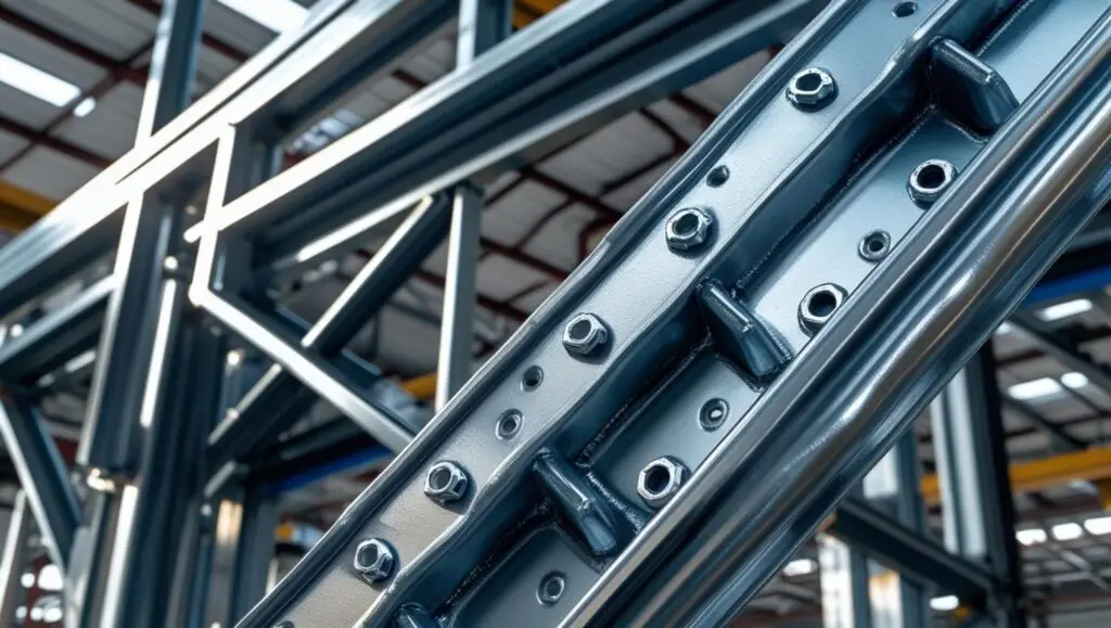 industrial grade steel fabrication for warehouses, frames, and support structures. (2)